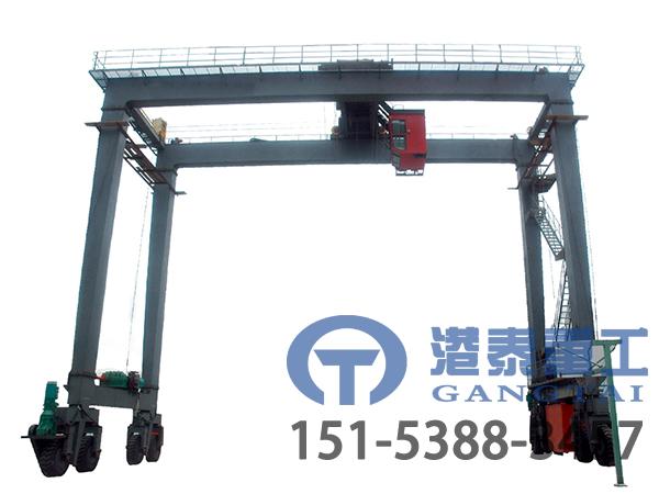 广东佛山集装箱门机厂家轮胎式集装箱门式起重机工作原理